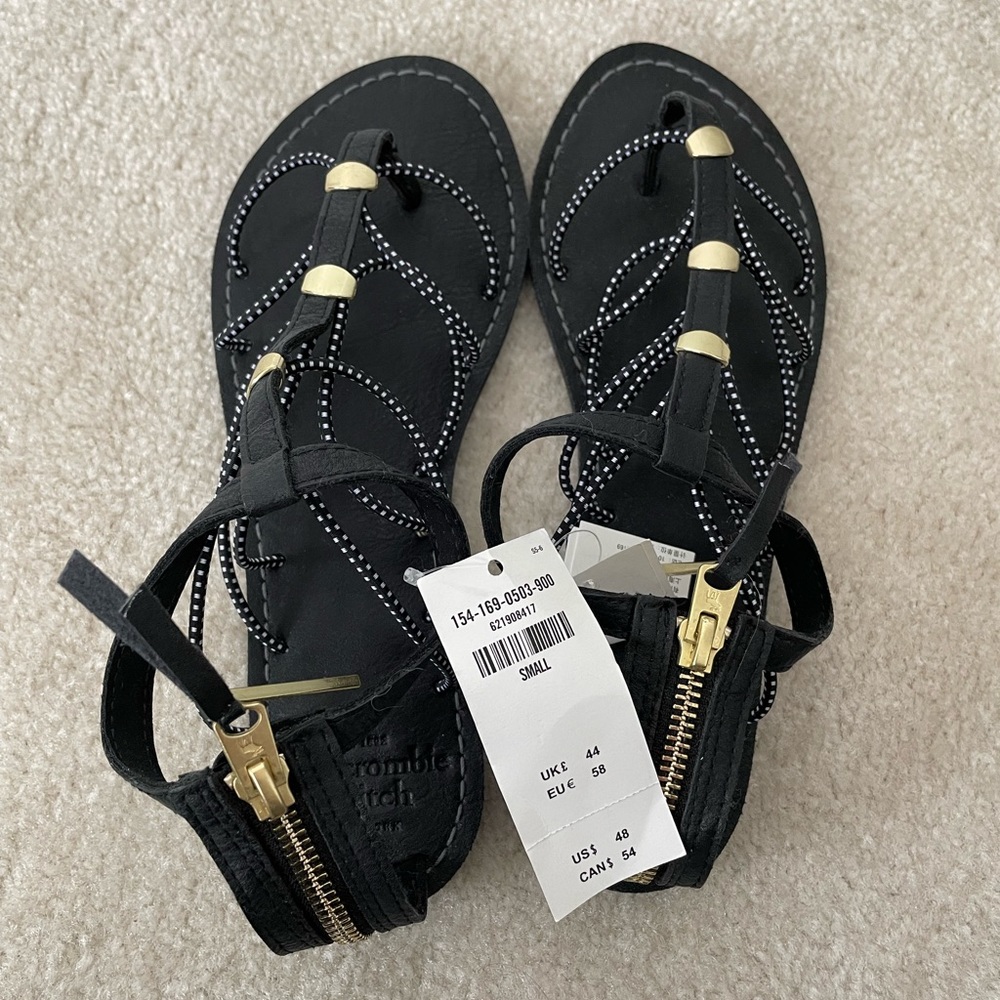 Brand new Abercrombie and Fitch sandals